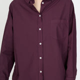 LMND Chiara Long Sleeve Shirt In Fig