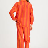 LMND Bahia Pants in Spicy Orange Stripe