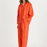 LMND Bahia Pants in Spicy Orange Stripe