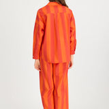 LMND Bahia Pants in Spicy Orange Stripe