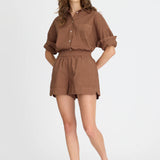 LMND Chiara Shorts in Macchiato