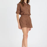 LMND Chiara Shorts in Macchiato