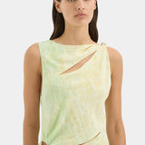 Sir Citterio Gown in Giardino Citro Print