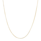 Crystal Haze Box Chain in Gold Plate