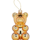 Crystal Haze Christmas Bear in Gold