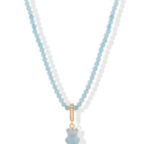 Crystal Haze Crystal Necklace in Aquamarine