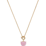 Crystal Haze Forever Yours Necklace in Baby Pink