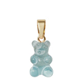Crystal Haze Nostalgia Bear Classic Connector in Mediterranean and Gold Plate