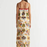 Antipodean Dancer Frill Neckline Dress