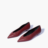 DOF Studios Claudia Pump in Burgundy Nappa