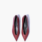 DOF Studios Claudia Pump in Burgundy Nappa