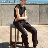 DOF Studios Tory Slingback in Chocolate Suede