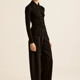 Esse Studios Meki Cocoon Jeans in Washed Black