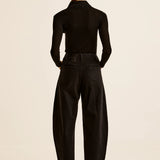 Esse Studios Meki Cocoon Jeans in Washed Black