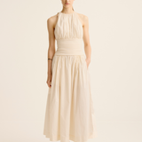 Esse Studios Cotton Rib Tank Top in Crema