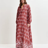 Essentiel Antwerp Hangeles Dress in Burnt Coral