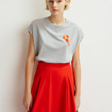 Essentiel Antwerp Hobster T-Shirt in Nimbus Cloud