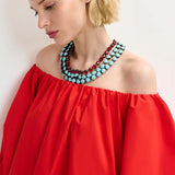 Essentiel Antwerp Hardians Necklace in Neptune Green