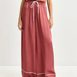 Essentiel Antwerp Hontgomery Pant in Burnt Coral