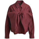 Essentiel Antwerp Ibow Shirt in Margot Mauve