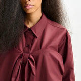 Essentiel Antwerp Ibow Shirt in Margot Mauve