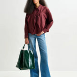 Essentiel Antwerp Ibow Shirt in Margot Mauve