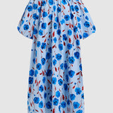 Essentiel Antwerp Hamille Dress in Denim Blue