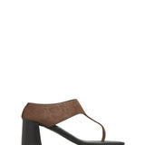 A Emery Fairlie Heeled Sandal in Pecan