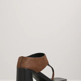 A Emery Fairlie Heeled Sandal in Pecan