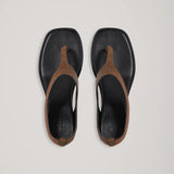 A Emery Fairlie Heeled Sandal in Pecan