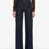Frame Le Slim Palazzo Modernist Pocket in Rinse