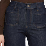 Frame Le Slim Palazzo Modernist Pocket in Rinse