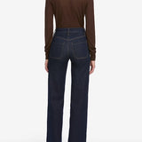 Frame Le Slim Palazzo Modernist Pocket in Rinse