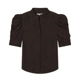 Frame The Leopard Gillian Top in Leopard