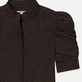 Frame The Leopard Gillian Top in Leopard