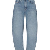 Frame Low Slung Barrel Jean in Dollhouse