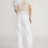 Frame The Organza Cape Top in Cream