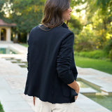Frank and Eileen Dublin Knit Blazer in British Royal Navy