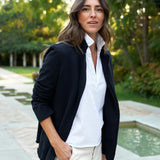 Frank and Eileen Dublin Knit Blazer in British Royal Navy