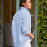 Frank and Eileen Eileen Relaxed Shirt in Solid Blue