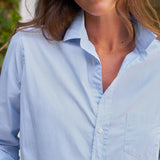 Frank and Eileen Eileen Relaxed Shirt in Solid Blue