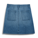 Frank and Eileen Jameson Skirt in Blue with Light Wash