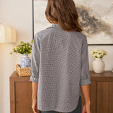 Frank and Eileen Oona Shirt in Black and White Plaid