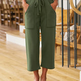 Frank and Eileen Penny Patch Pocket Sweatpant in Caper