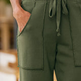 Frank and Eileen Penny Patch Pocket Sweatpant in Caper