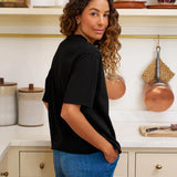 Frank and Eileen Perry Tee in Black