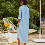 Frank and Eileen Rory Shirt Dress in Classic Blue