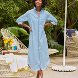 Frank and Eileen Rory Shirt Dress in Classic Blue