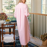 Frank and Eileen Rory Maxi Shirtdress in Petal