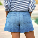 Frank and Eileen Waterford short in Light Wash